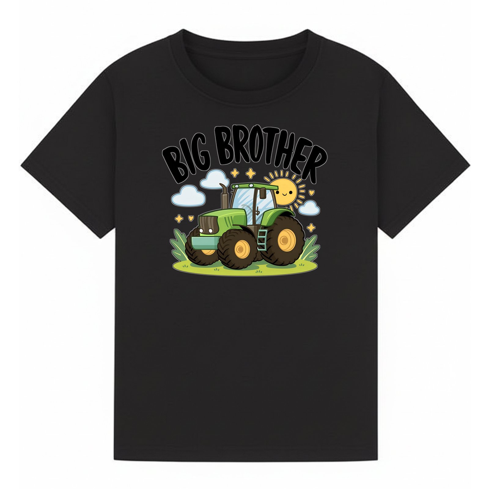 Big Brother Green Tractor T-Shirt - Image 2