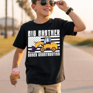 Big Brother Under Construction Yellow Loader T-Shirt