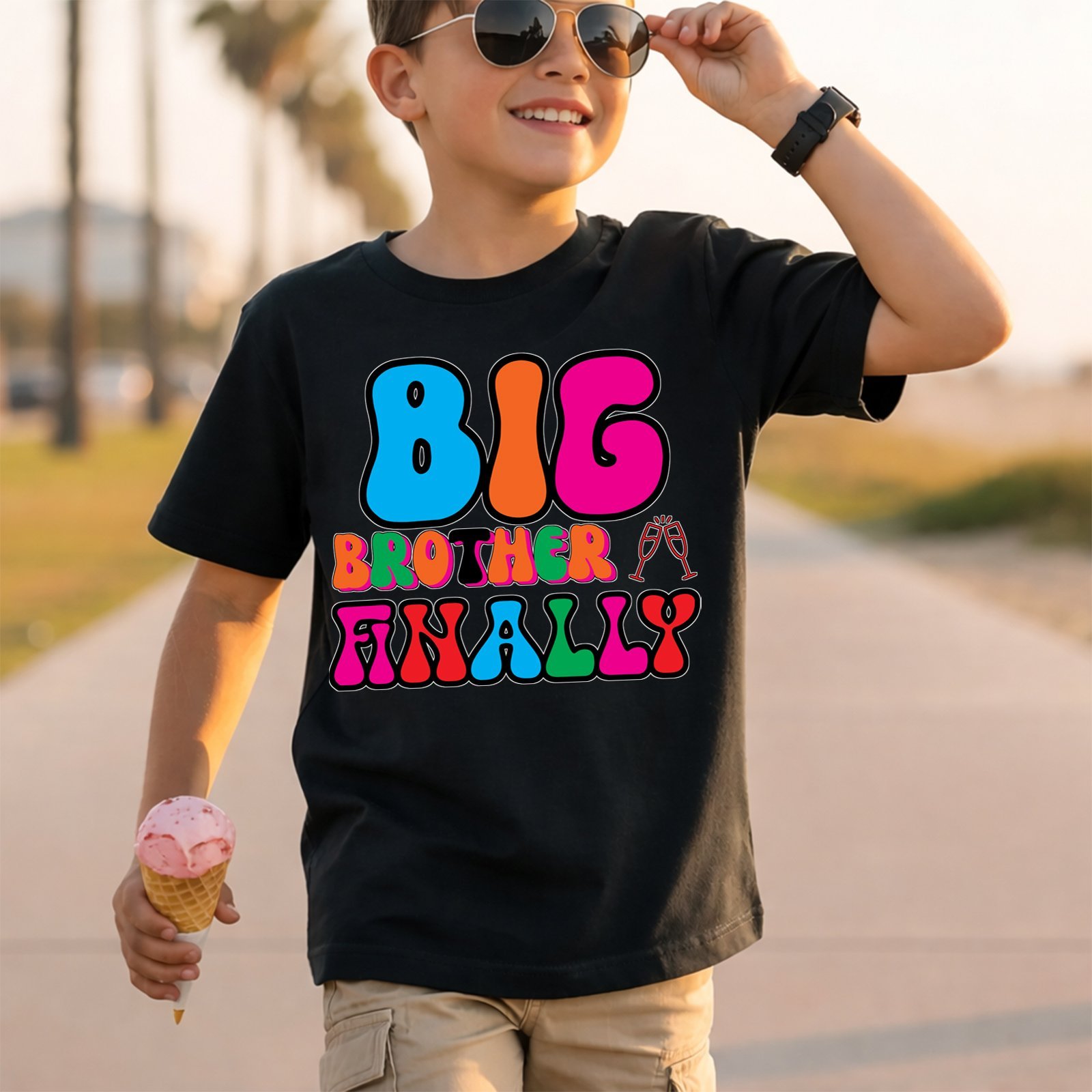 Big Brother Finally Bright Blue T-Shirt
