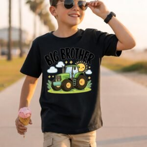Big Brother Green Tractor T-Shirt