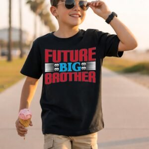 Future Big Brother Red And Blue Varsity Lettering T-Shirt