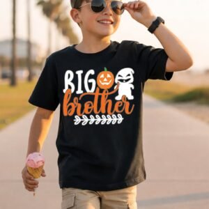 Big Brother Orange Script T-Shirt