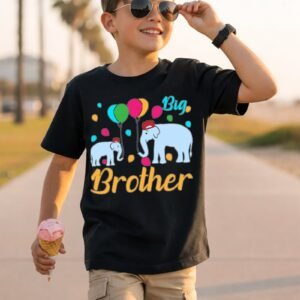 Big Brother Two Blue Elephants T-Shirt