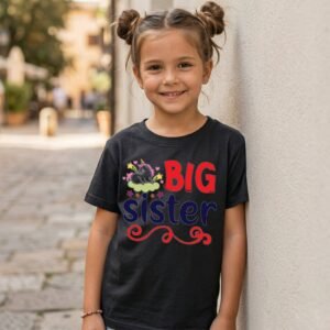 Big Sister Unicorn On A Cloud T-Shirt