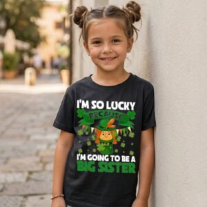 Design on a black kids T-shirt