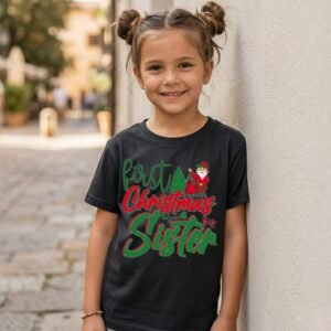 Design on a black kids T-shirt