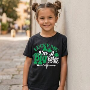Design on a black kids T-shirt