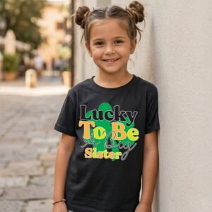 Design on a black kids T-shirt