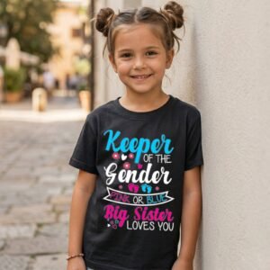 Design on a black kids T-shirt