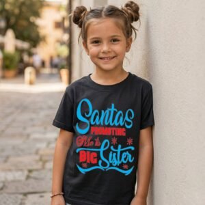 Design on a black kids T-shirt