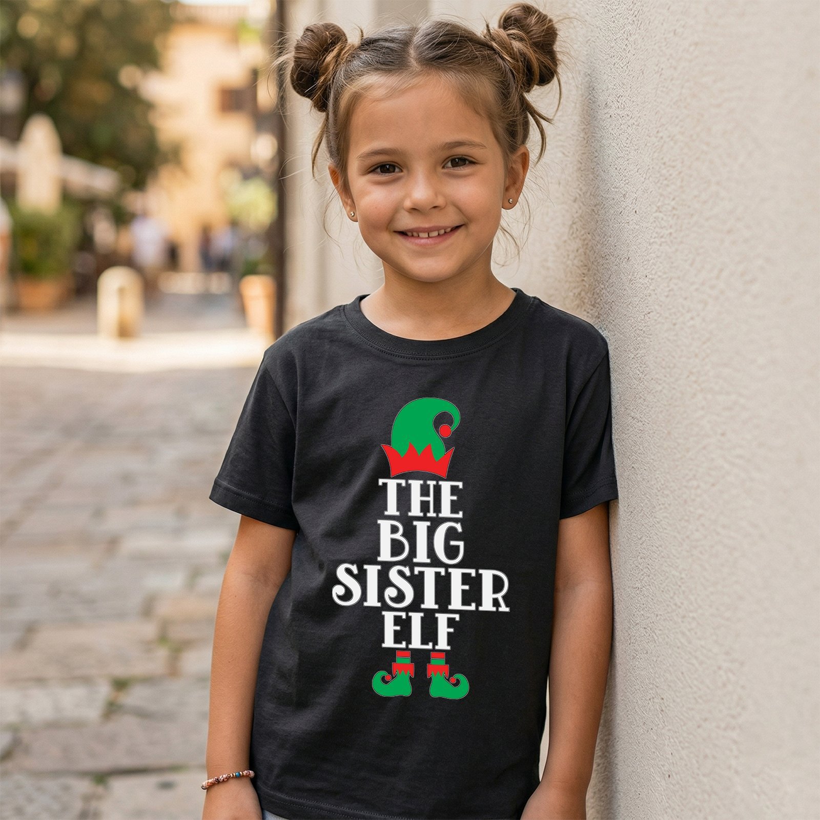 Design on a black kids T-shirt