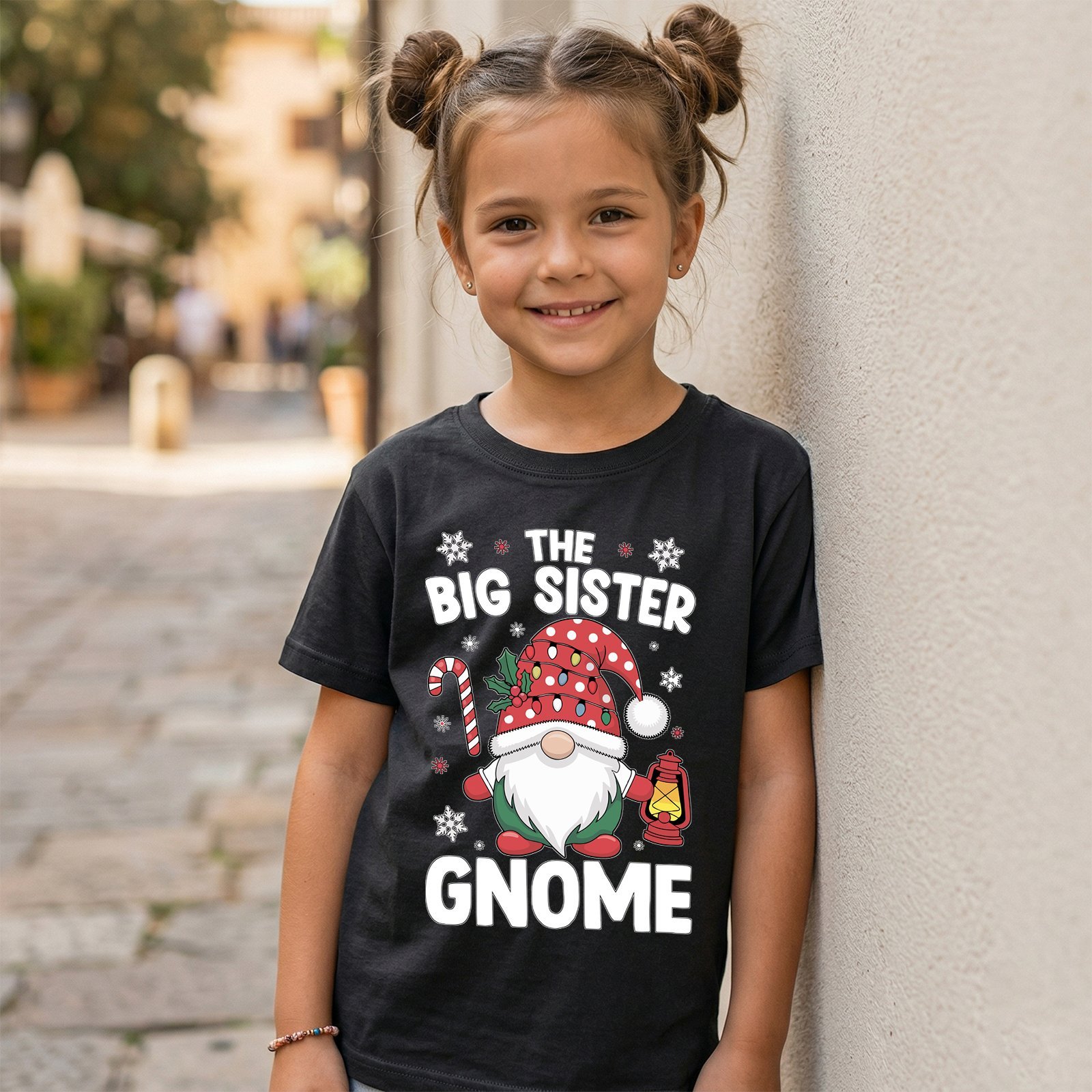 Design on a black kids T-shirt