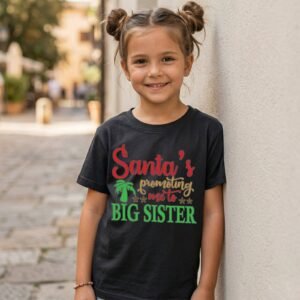 Design on a black kids T-shirt