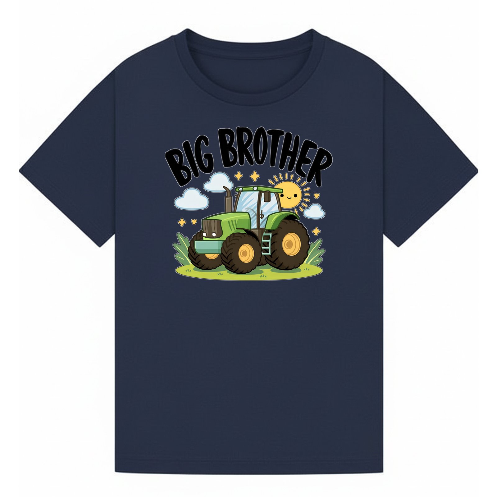 Big Brother Green Tractor T-Shirt - Image 4