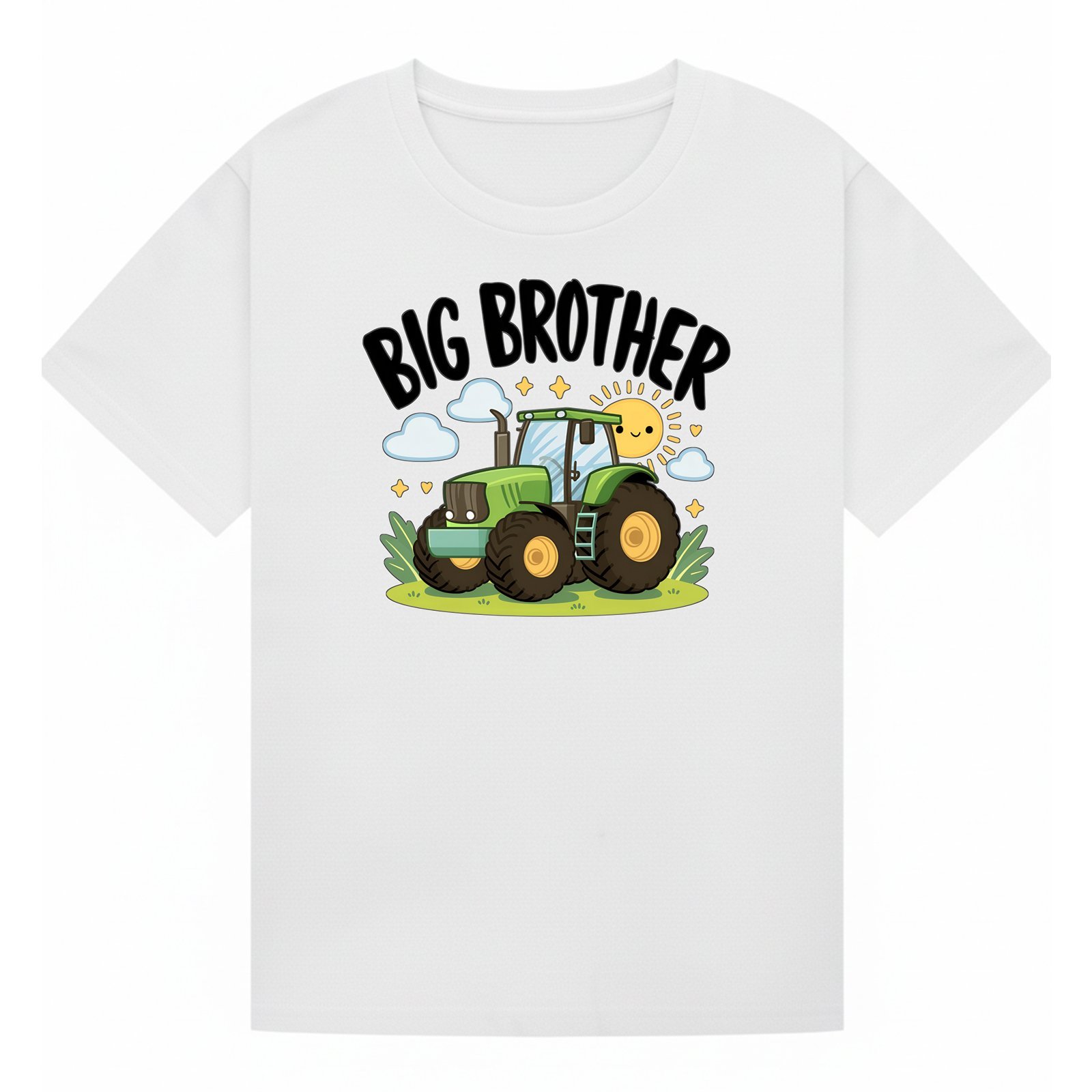 Big Brother Green Tractor T-Shirt - Image 3