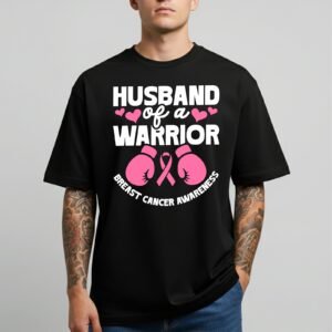 Design on a black adult T-shirt