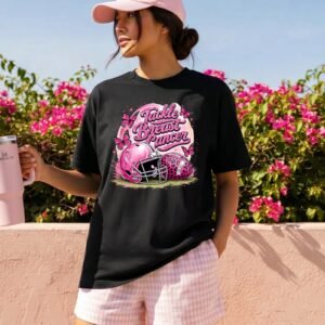 Design on a black adult T-shirt