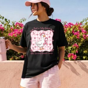 Design on a black adult T-shirt