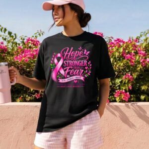 Design on a black adult T-shirt