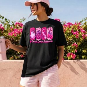 Design on a black adult T-shirt