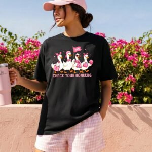 Design on a black adult T-shirt