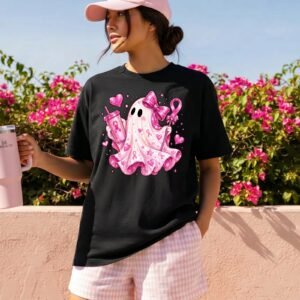 Design on a black adult T-shirt