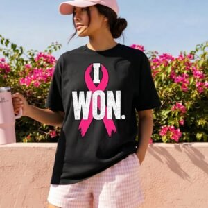 Design on a black adult T-shirt