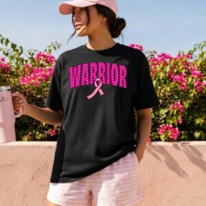 Design on a black adult T-shirt