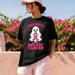 Design on a black adult T-shirt