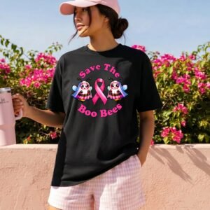 Design on a black adult T-shirt