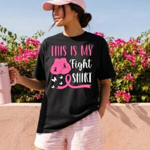 Design on a black adult T-shirt